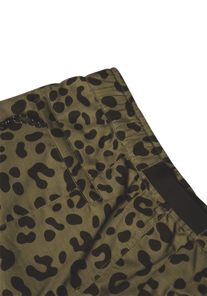 Ripstop Climbing Shorts Leopard Print | CHECKS DOWNTOWN