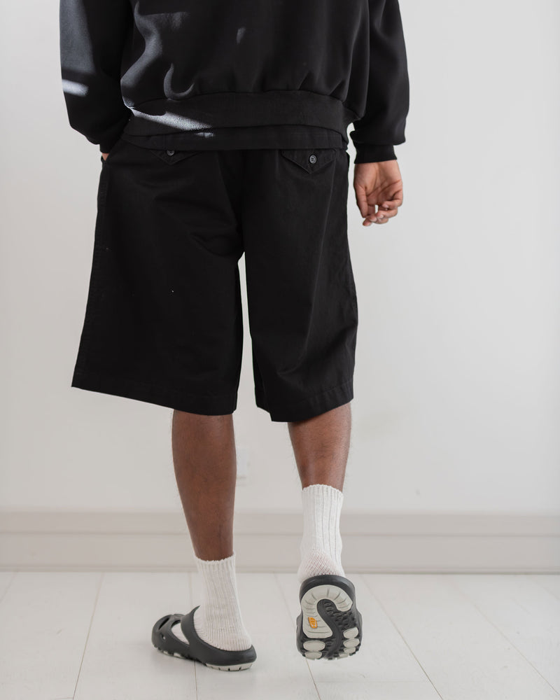 Hakama Dress Shorts Black | CHECKS DOWNTOWN