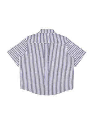 Boxy Striped Button-up | CHECKS DOWNTOWN