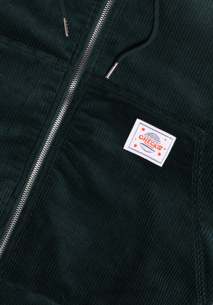 Corduroy Work Jacket Pine Green | CHECKS DOWNTOWN