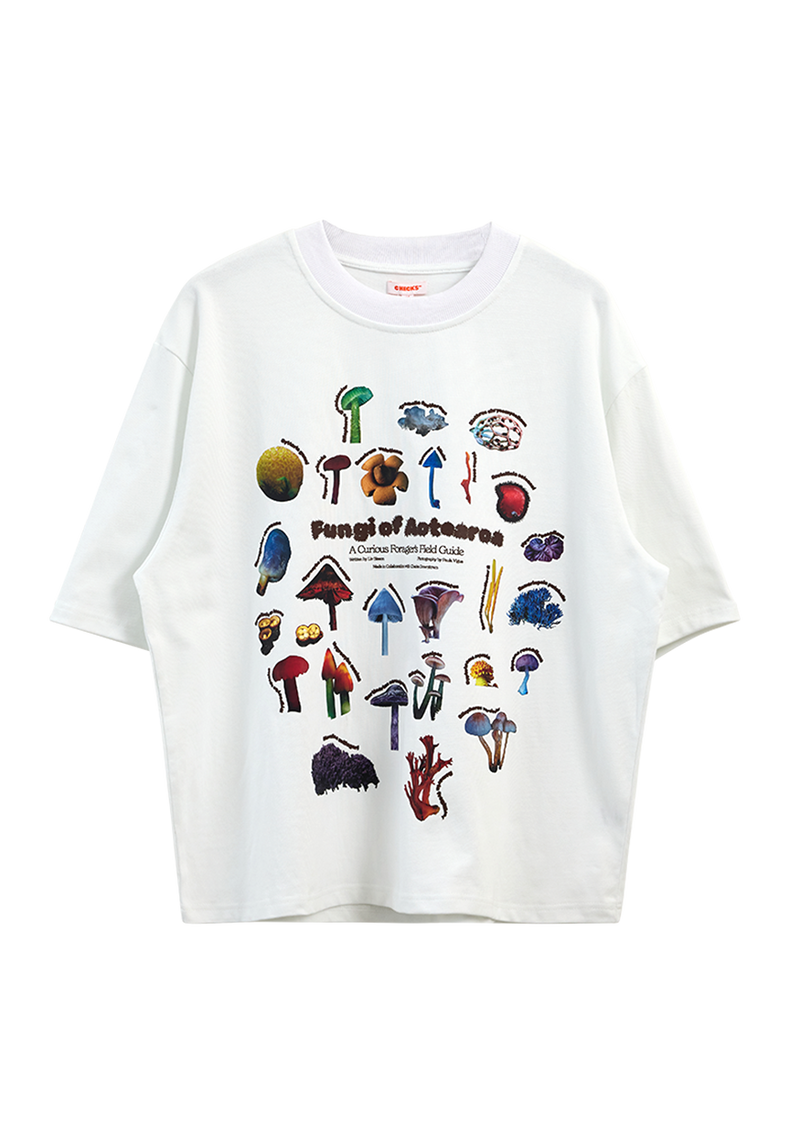 Fungi of Aotearoa Tee White | CHECKS DOWNTOWN