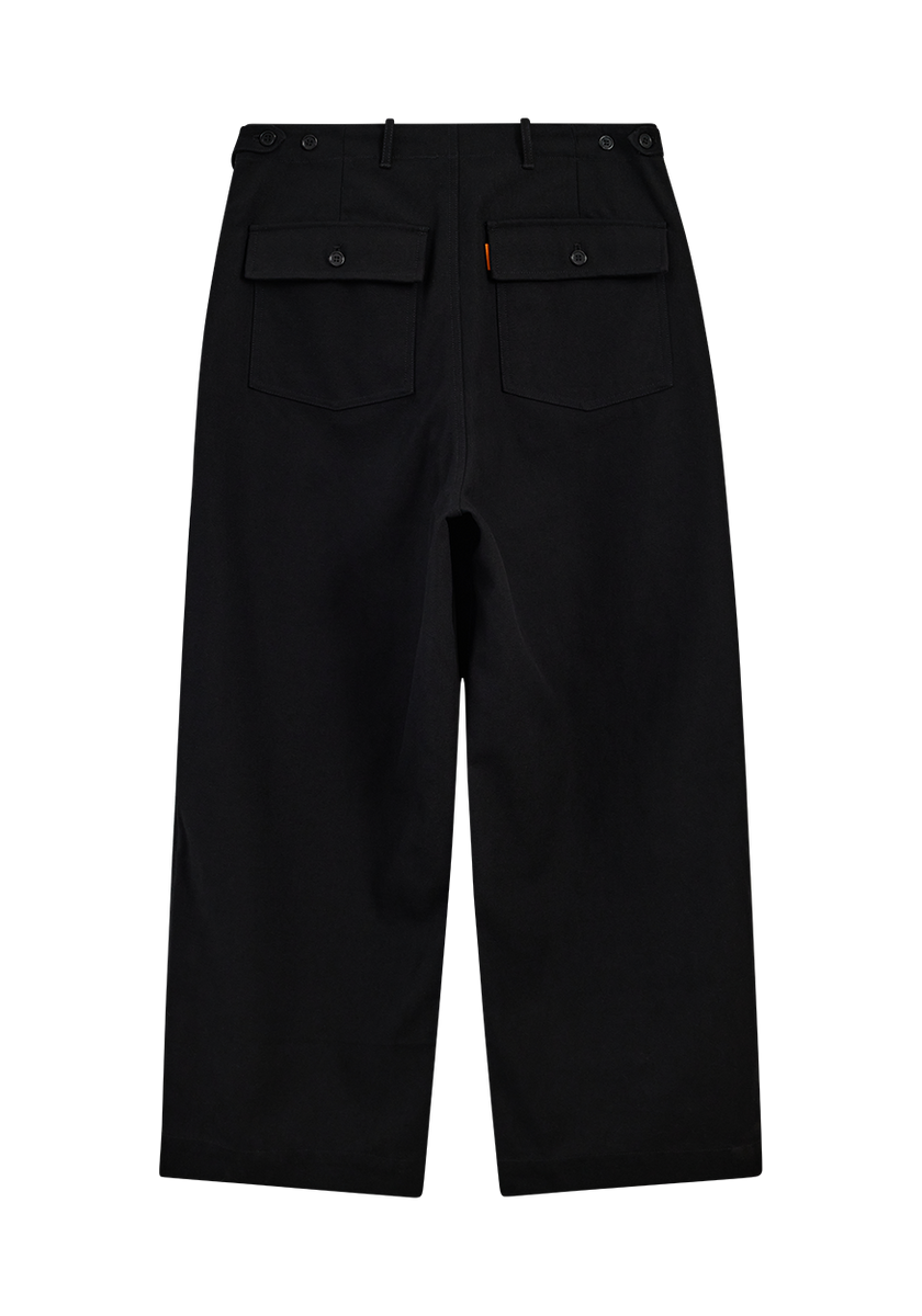 Super Baggy Fatigue Pants Black | CHECKS DOWNTOWN – Checks Downtown