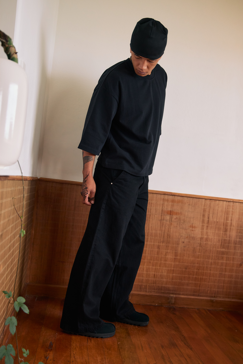 Wide Tee Black