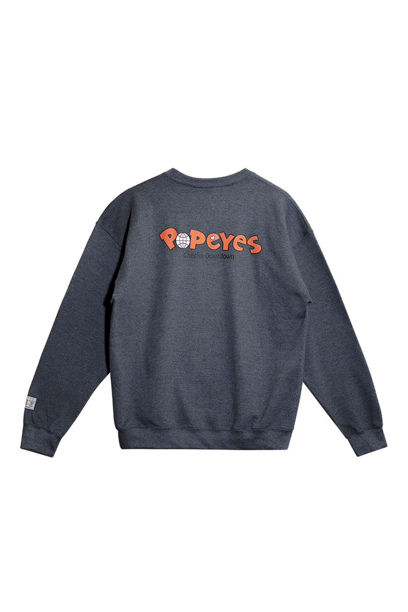 Bucket Sweatshirt Charcoal | CHECKS DOWNTOWN