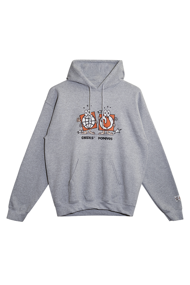 Bucket Hoodie Grey | CHECKS DOWNTOWN