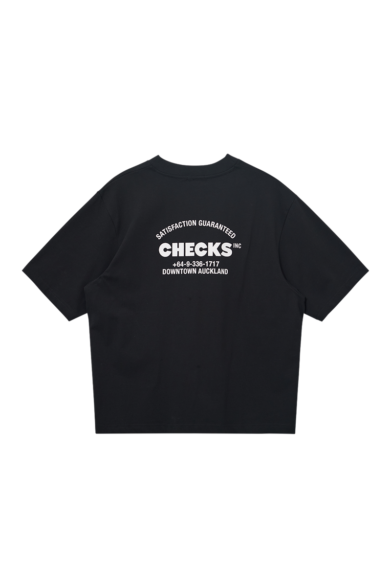 Lockup T-shirt Black | CHECKS DOWNTOWN