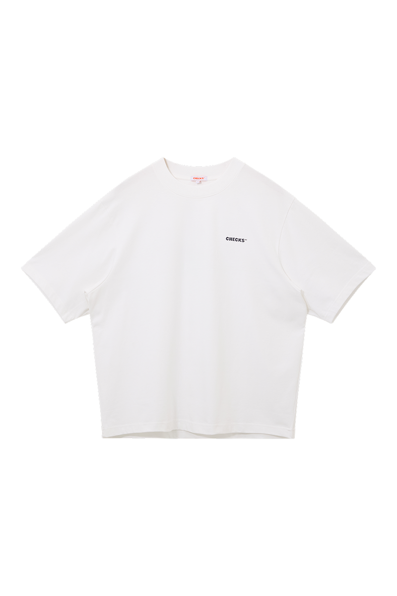 Lockup T-shirt White | CHECKS DOWNTOWN