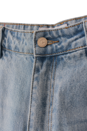 Roots Jean Shorts Blue Wash