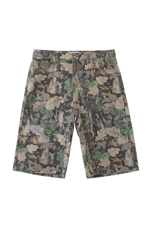 Roots Jean Shorts Tanekaha Camo