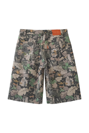 Roots Jean Shorts Tanekaha Camo