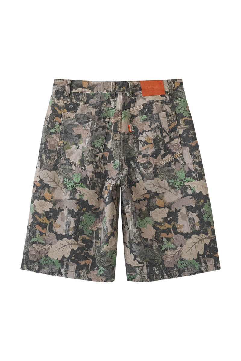 Roots Jean Shorts Tanekaha Camo