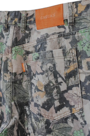 Roots Jean Shorts Tanekaha Camo