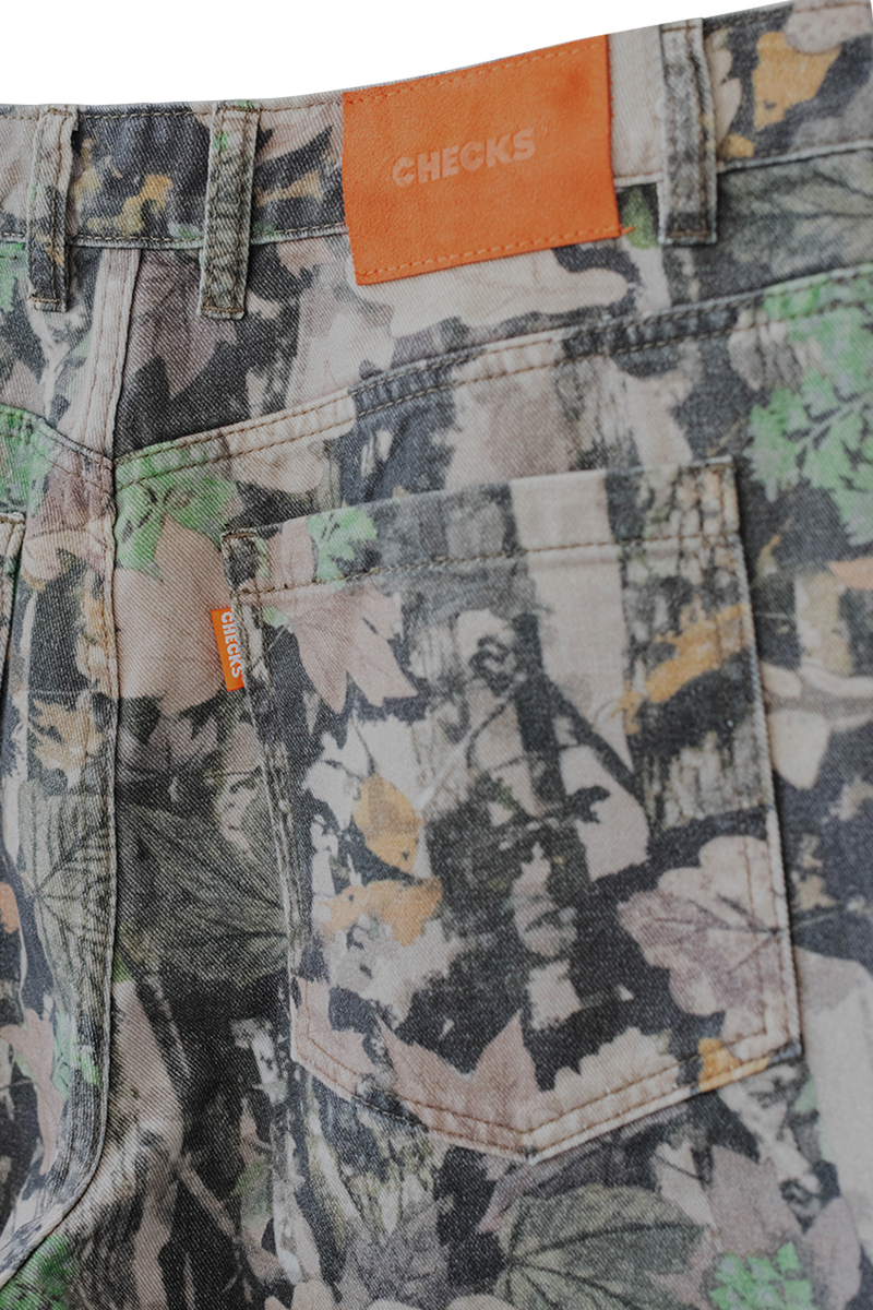 Roots Jean Shorts Tanekaha Camo