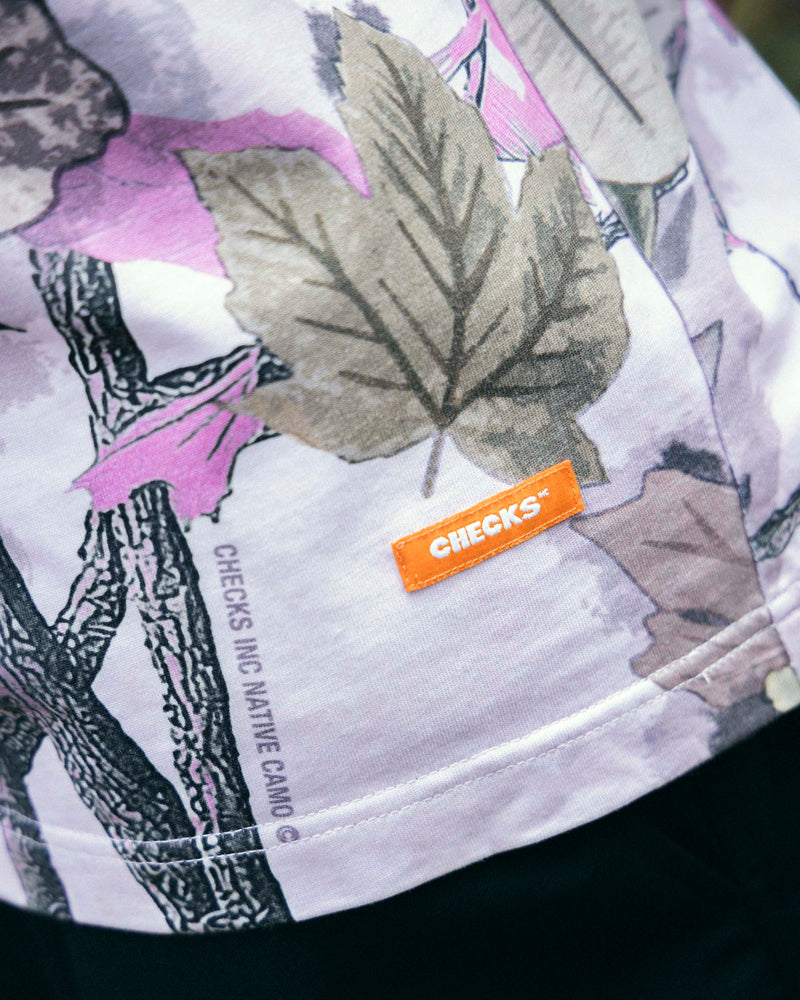 Native Camo T-shirt Pink | CHECKS DOWNTOWN