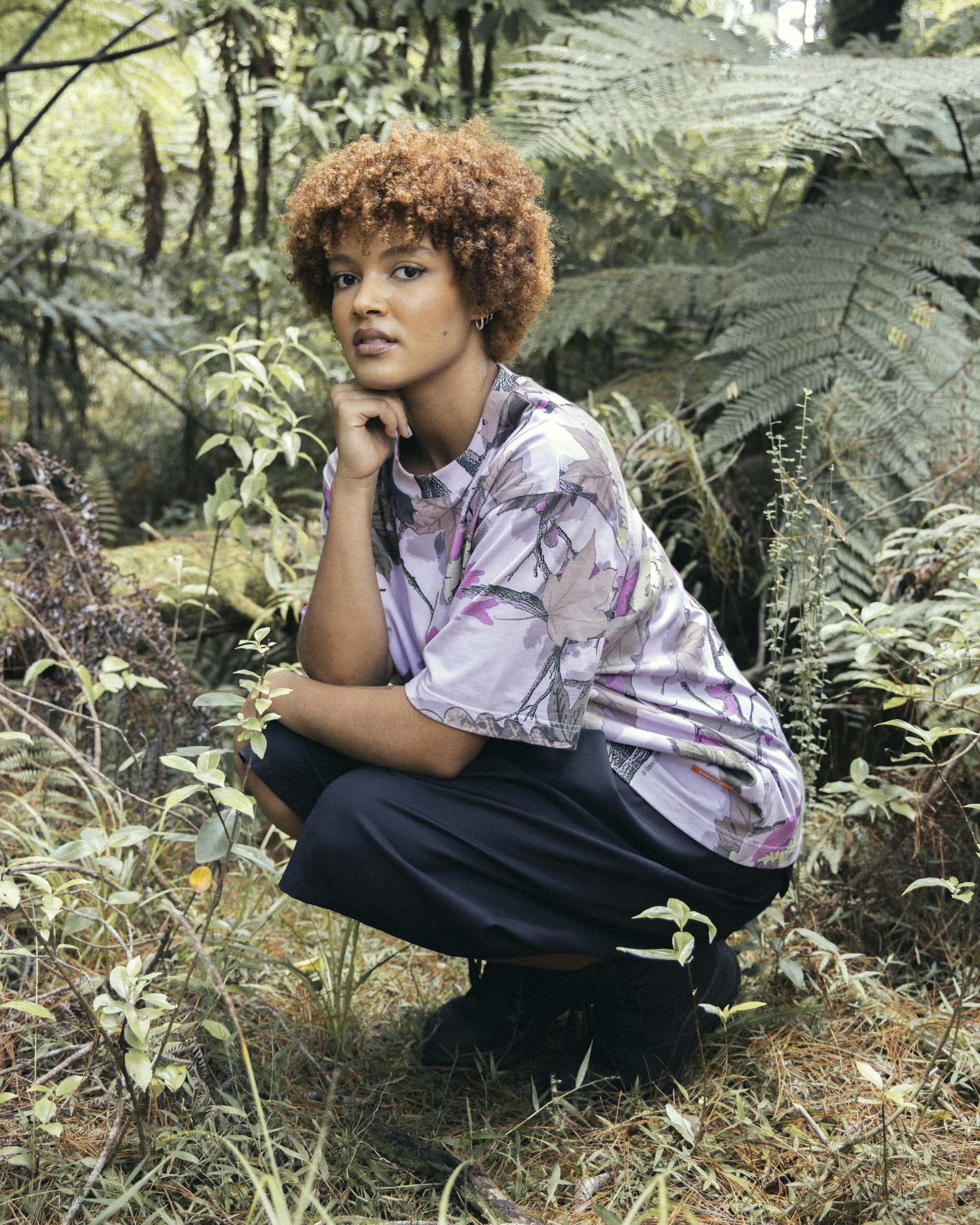 Native Camo T-shirt Pink | CHECKS DOWNTOWN
