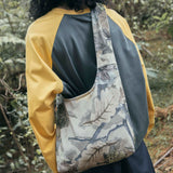 Swing Tote Bag Brown Camo | CHECKS DOWNTOWN