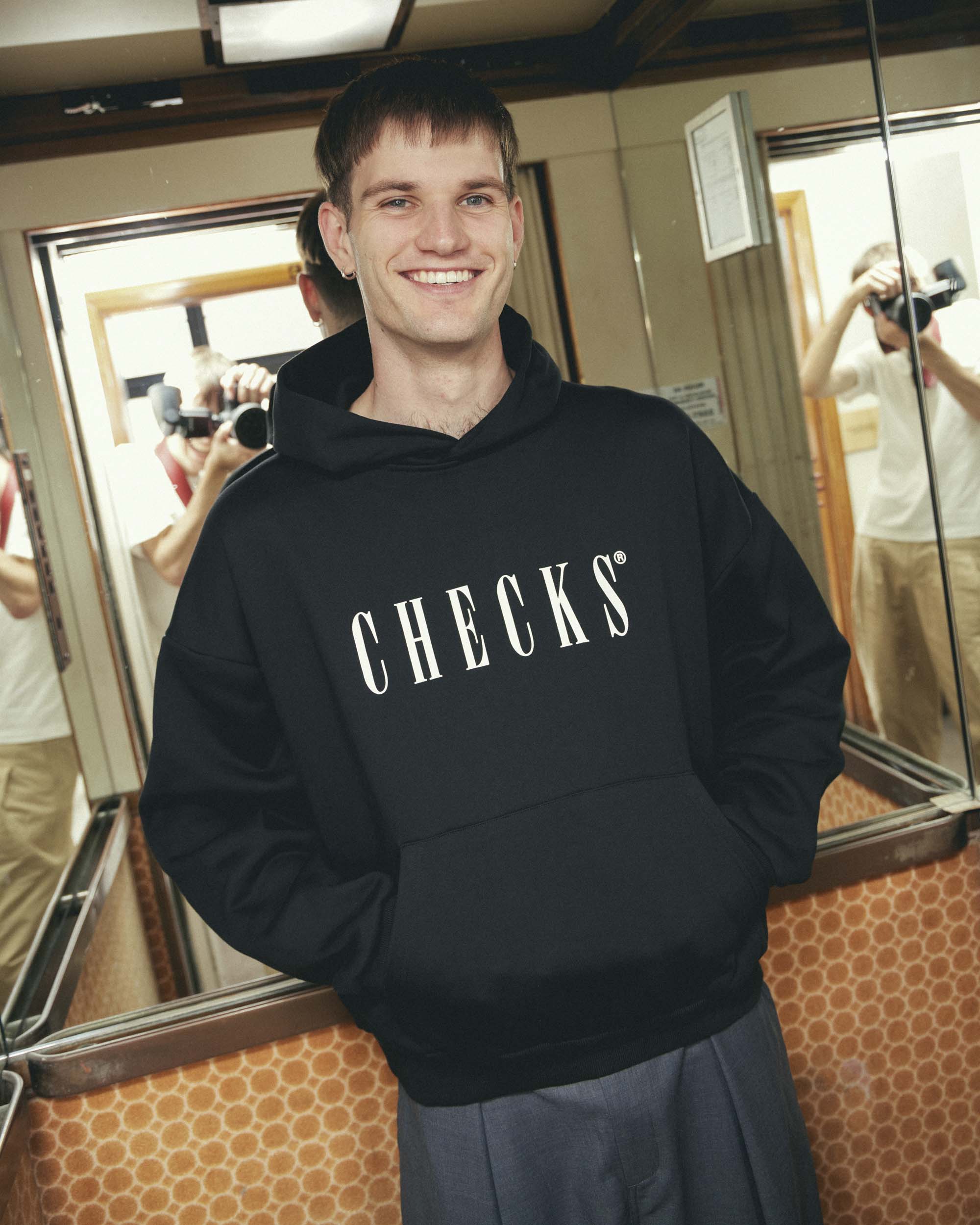 DPTMNT Hoodie Black | CHECKS DOWNTOWN