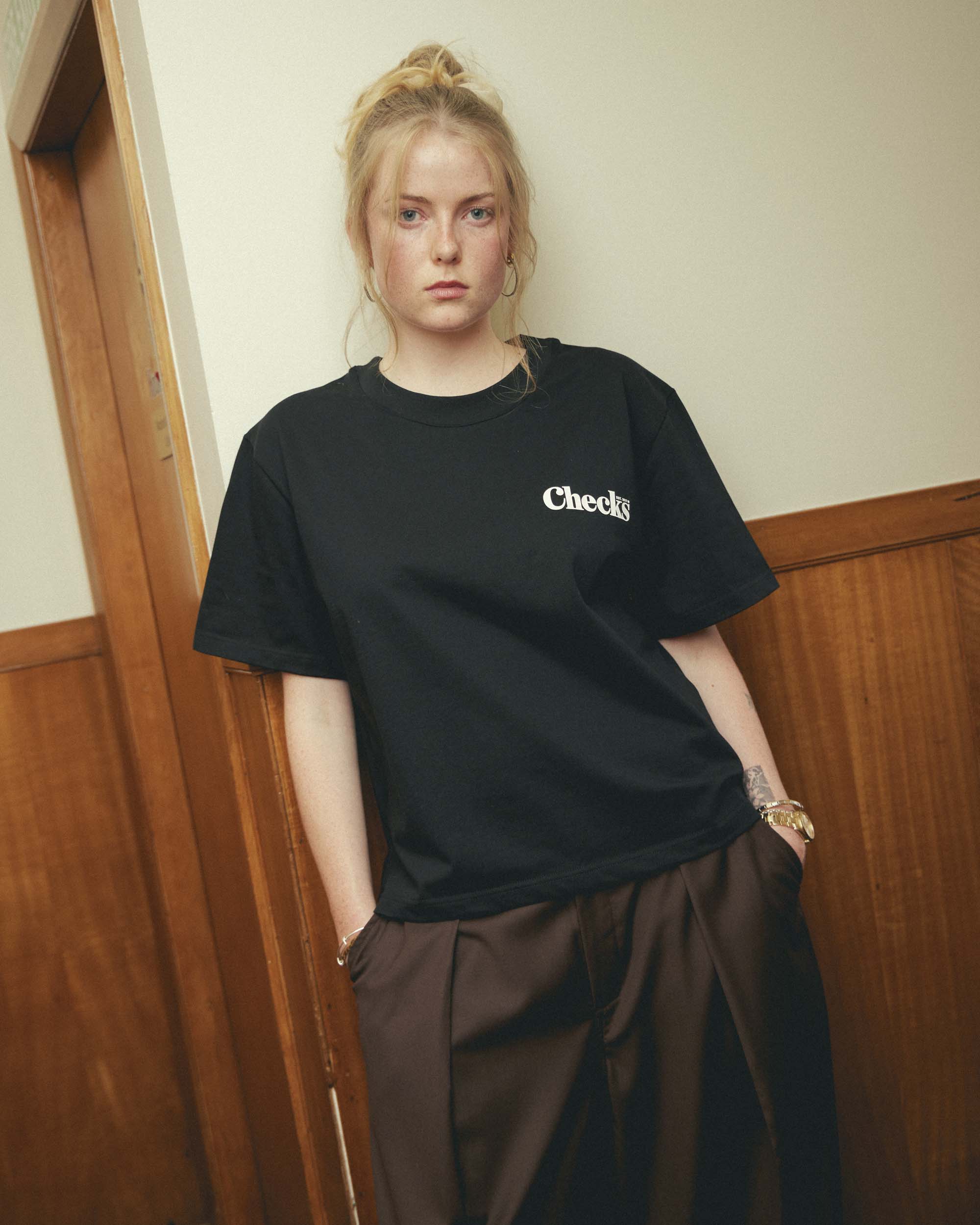 Rodeo Tee Black | CHECKS DOWNTOWN