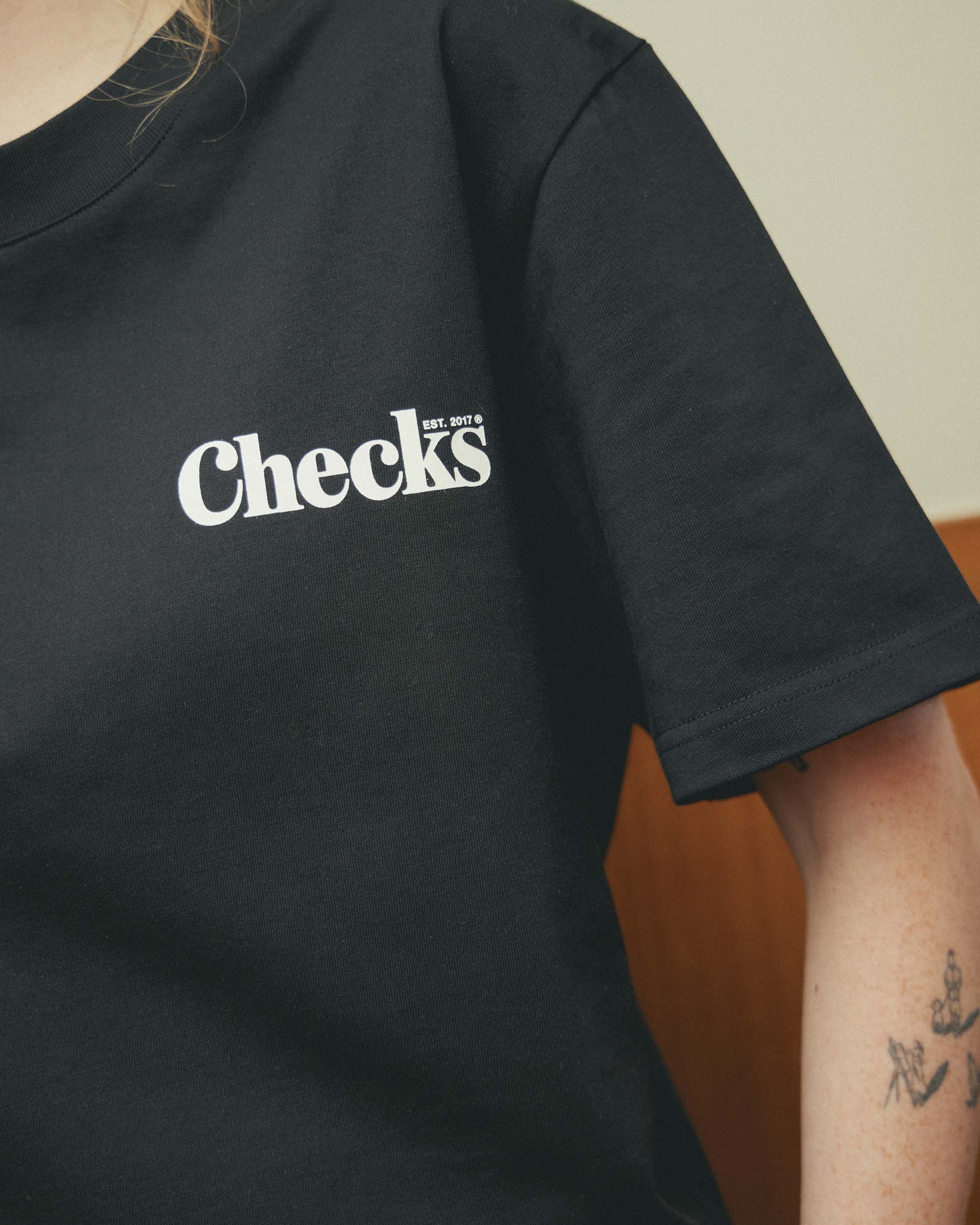 Rodeo Tee Black | CHECKS DOWNTOWN