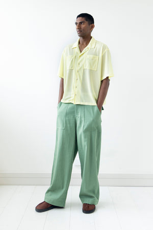 Super Baggy Fatigue Pants Olive | CHECKS DOWNTOWN