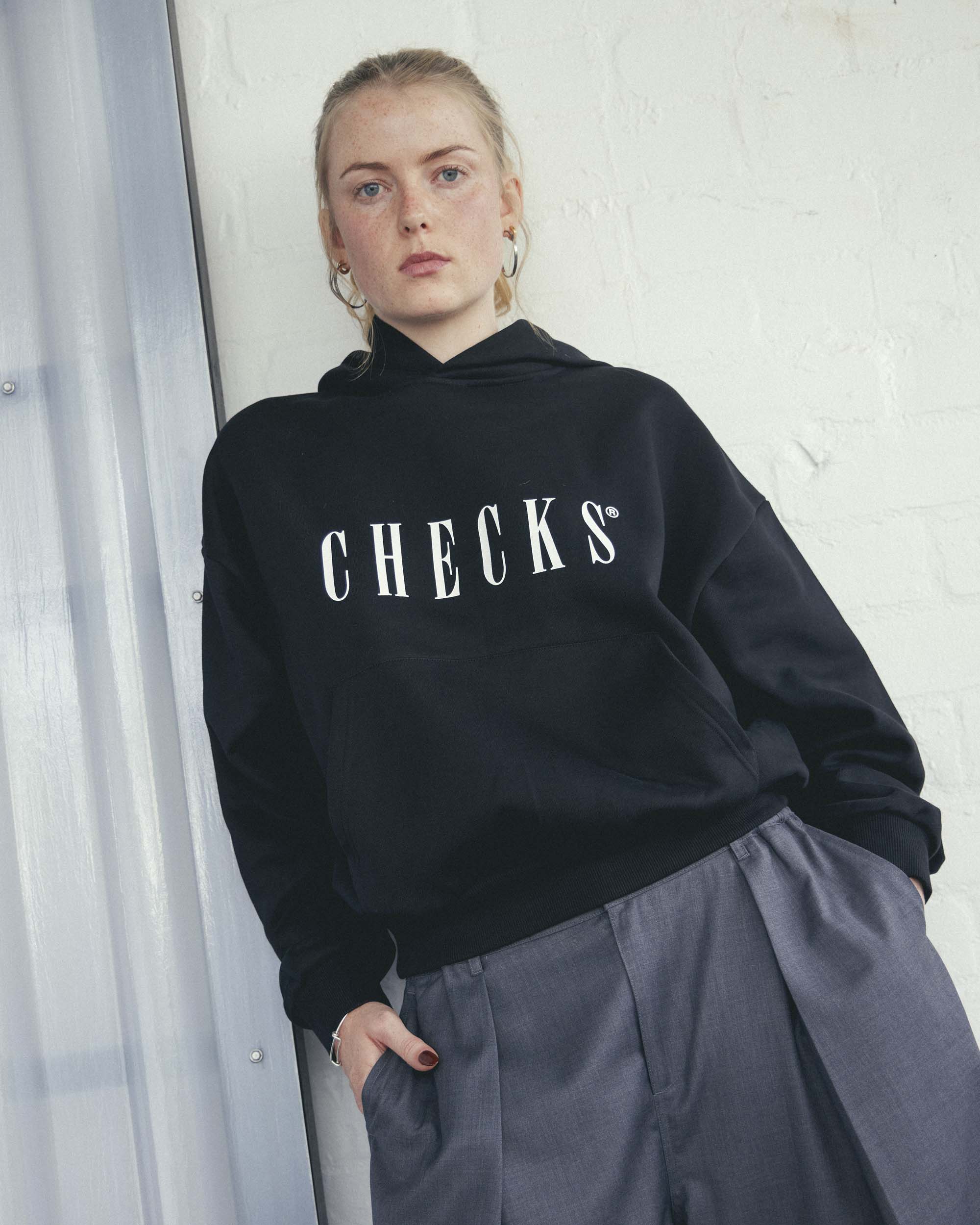 DPTMNT Hoodie Black | CHECKS DOWNTOWN