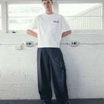 Hakama Pants Black Wool | CHECKS DOWNTOWN