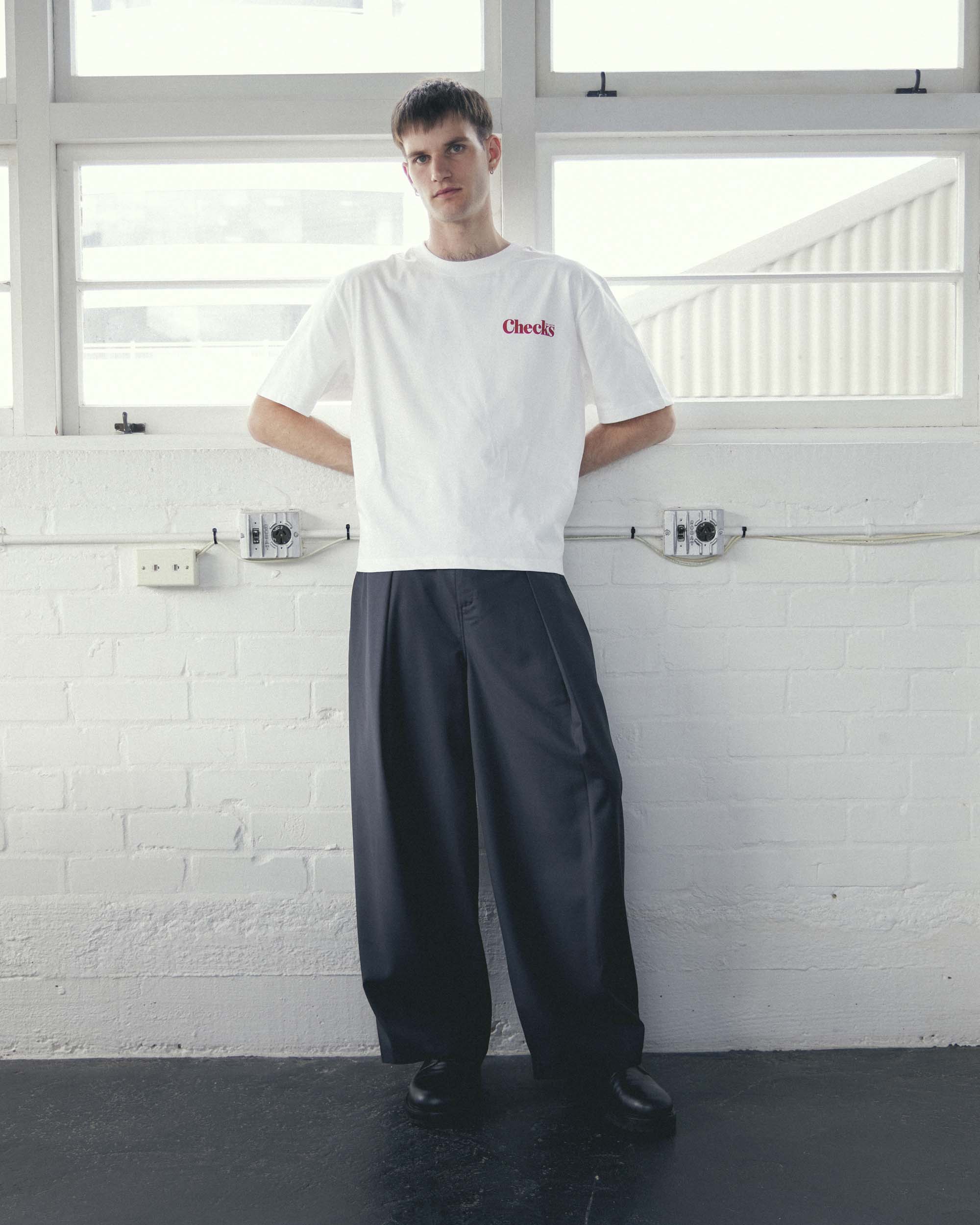 Hakama Pants Black Wool | CHECKS DOWNTOWN