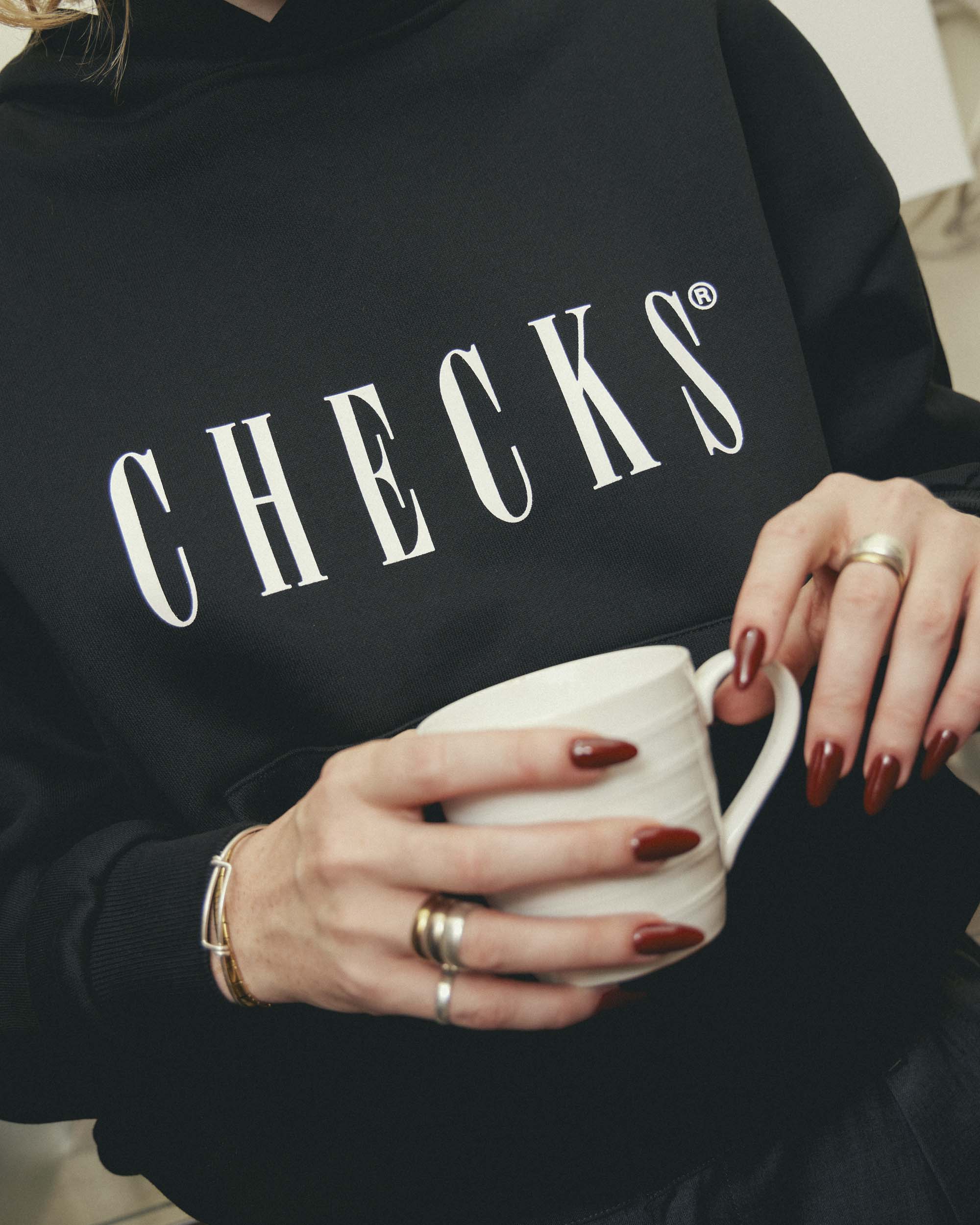 DPTMNT Hoodie Black | CHECKS DOWNTOWN