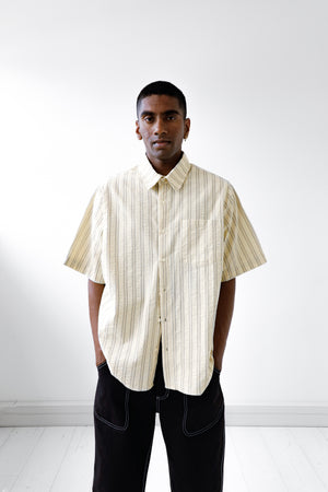 Tender Shirt Beige Seersucker | CHECKS DOWNTOWN