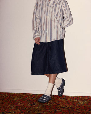 Hakama Shorts Indigo | CHECKS DOWNTOWN