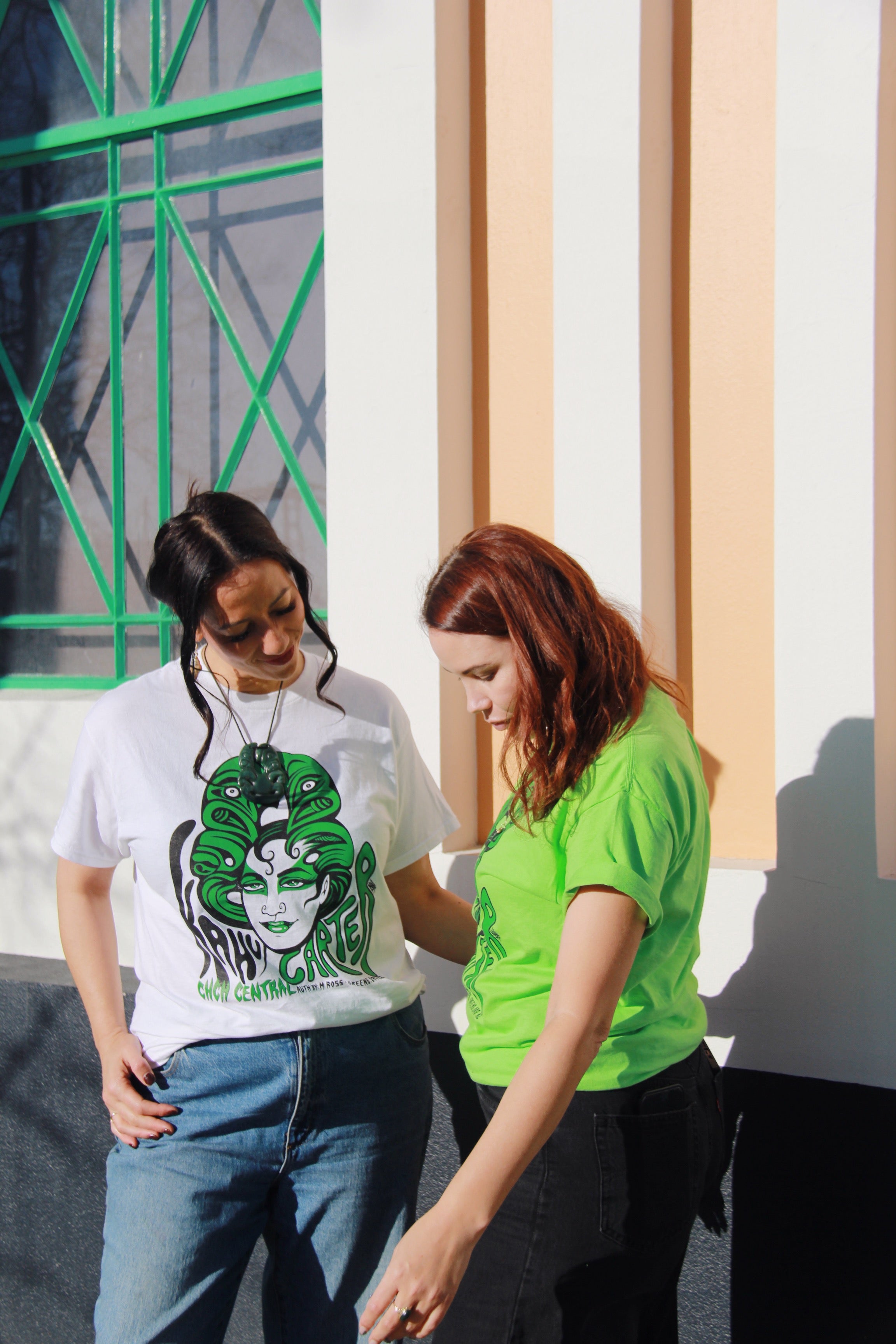 Checks x Kahu Carter Campaign Tee White