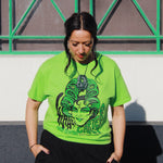 Checks x Kahu Carter Campaign Tee Lime