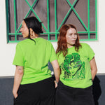 Checks x Kahu Carter Campaign Tee Lime