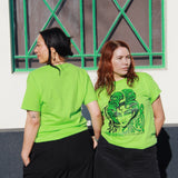Checks x Kahu Carter Campaign Tee Lime