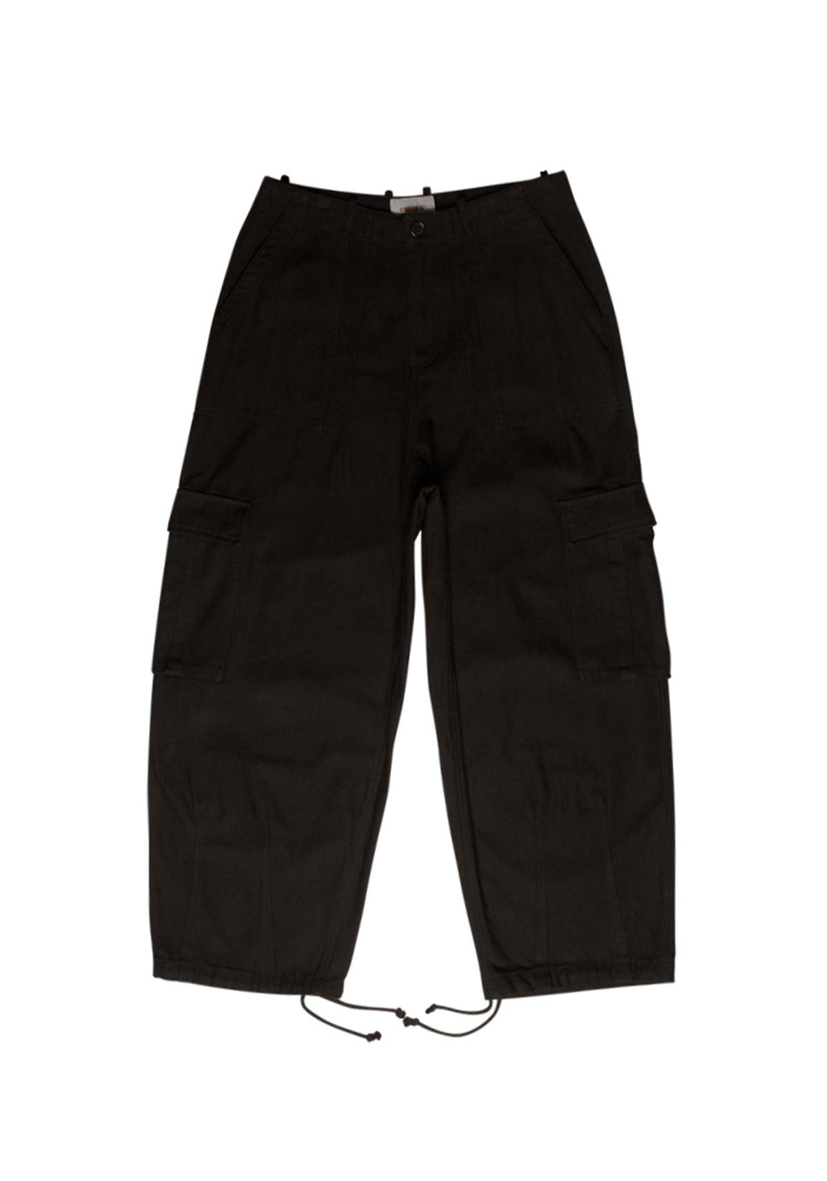 Balloon Cargo Pants Black | CHECKS DOWNTOWN