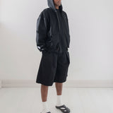 Hakama Dress Shorts Black | CHECKS DOWNTOWN
