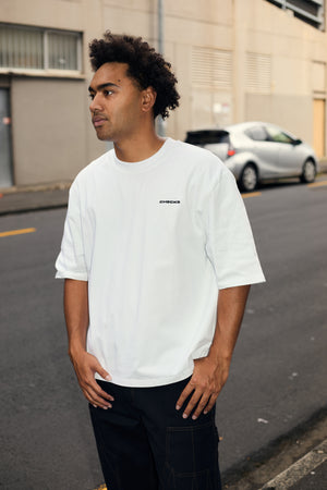 Boulder T-shirt White | CHECKS DOWNTOWN