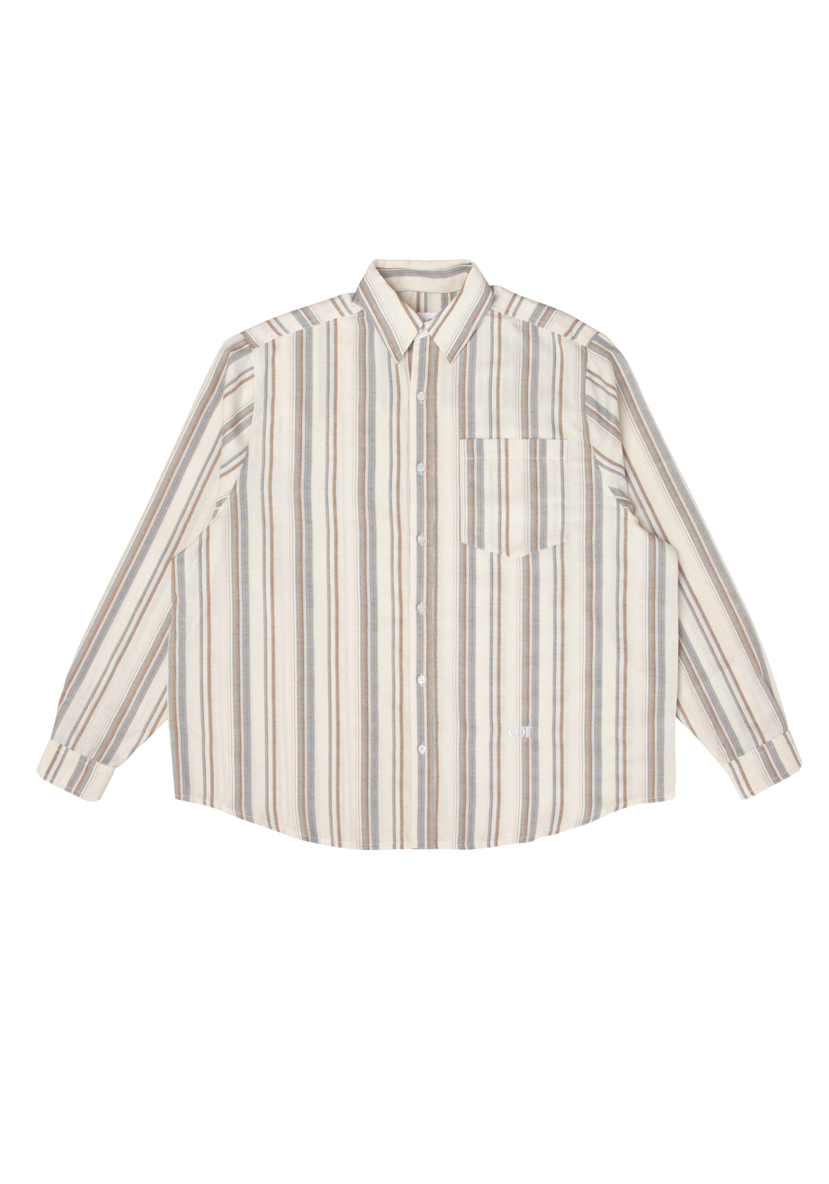 Generous Shirt LS Cedar Stripe | CHECKS DOWNTOWN