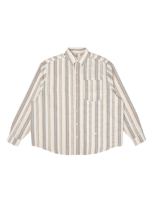 Generous Shirt LS Cedar Stripe | CHECKS DOWNTOWN