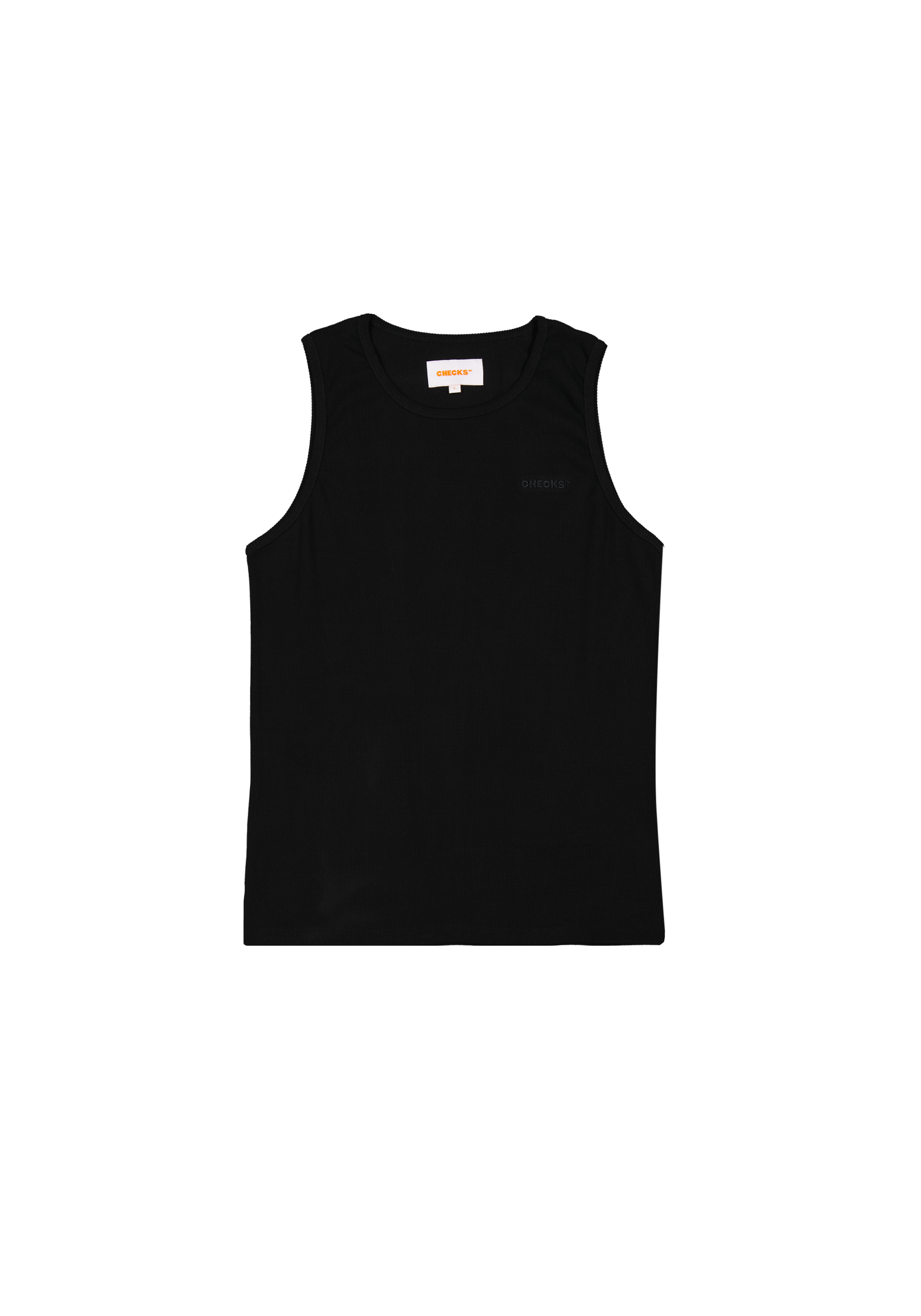 RIBBED TANK TOP BLACK – thetstore_clothing