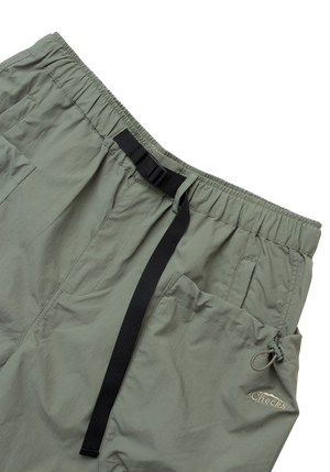 3D Pocket Shorts Olive | CHECKS DOWNTOWN