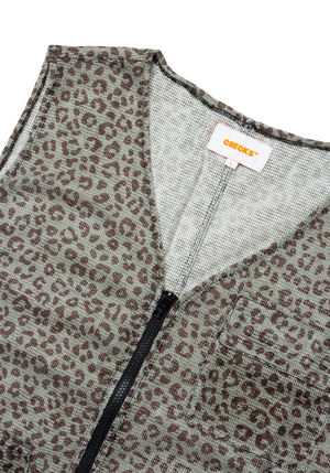 Cheetah Mesh Vest | CHECKS DOWNTOWN
