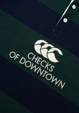 Checks x Canterbury of NZ Hoop Stripe Rugby Jersey | CHECKS DOWNTOWN