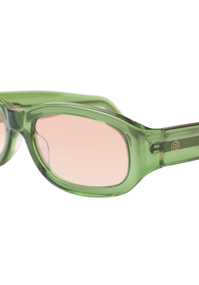 Checks x Gesture 001 Sunglasses Green | CHECKS DOWNTOWN