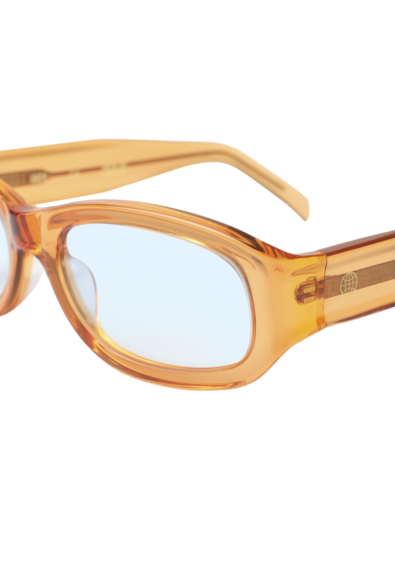 Checks x Gesture 001 Sunglasses Orange | CHECKS DOWNTOWN