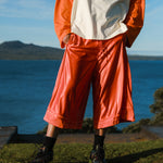 Hooper Shorts Orange | CHECKS DOWNTOWN