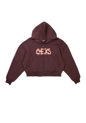 Electric Cropped Hoodie