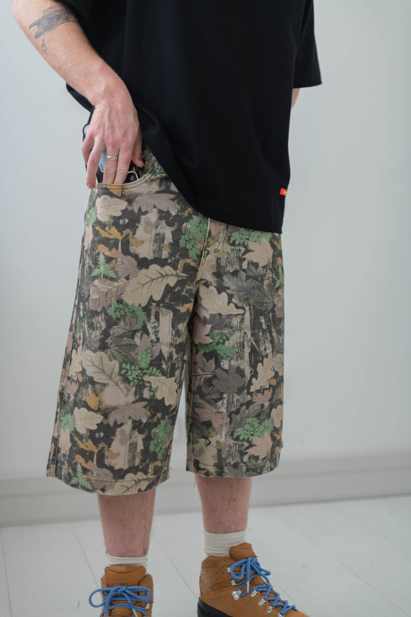 Roots Jean Shorts Tanekaha Camo