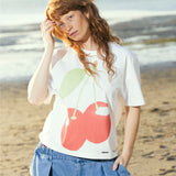 Cherries Tee White | CHECKS DOWNTOWN