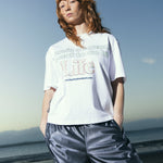 Life Tee White | CHECKS DOWNTOWN